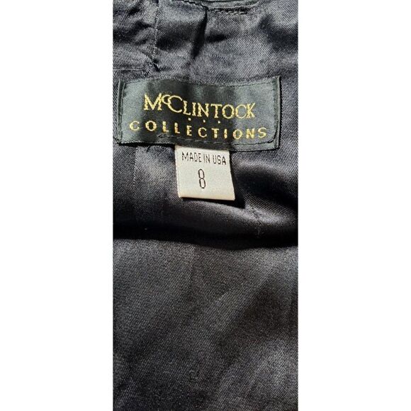 Jessica McClintock Collections Skirt Black‎ Satin '90s Y2K Maxi Skirt Size 8 - Picture 6 of 7